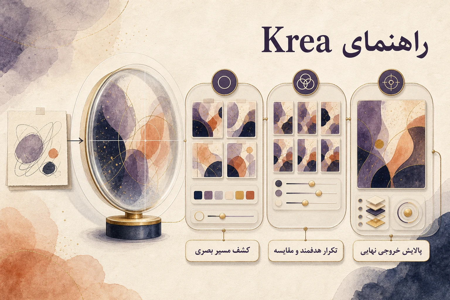 اینفوگرافیک راهنمای انتخاب و استفاده از Krea Basic
