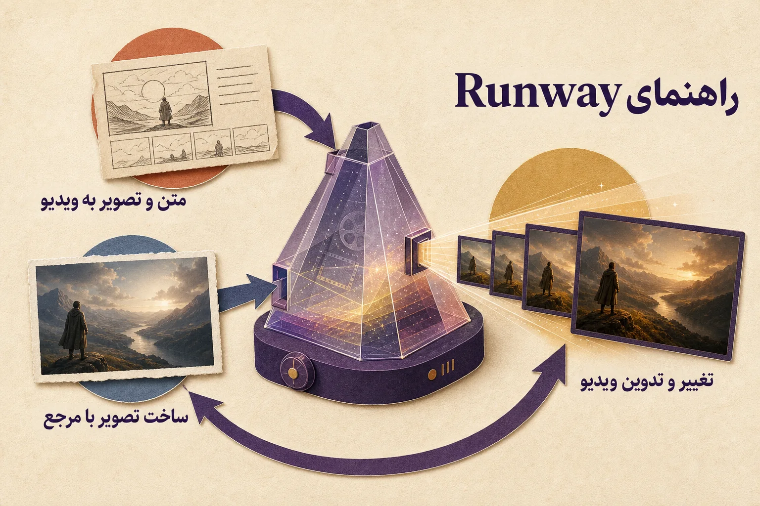 اینفوگرافیک راهنمای انتخاب و استفاده از Runway Standard